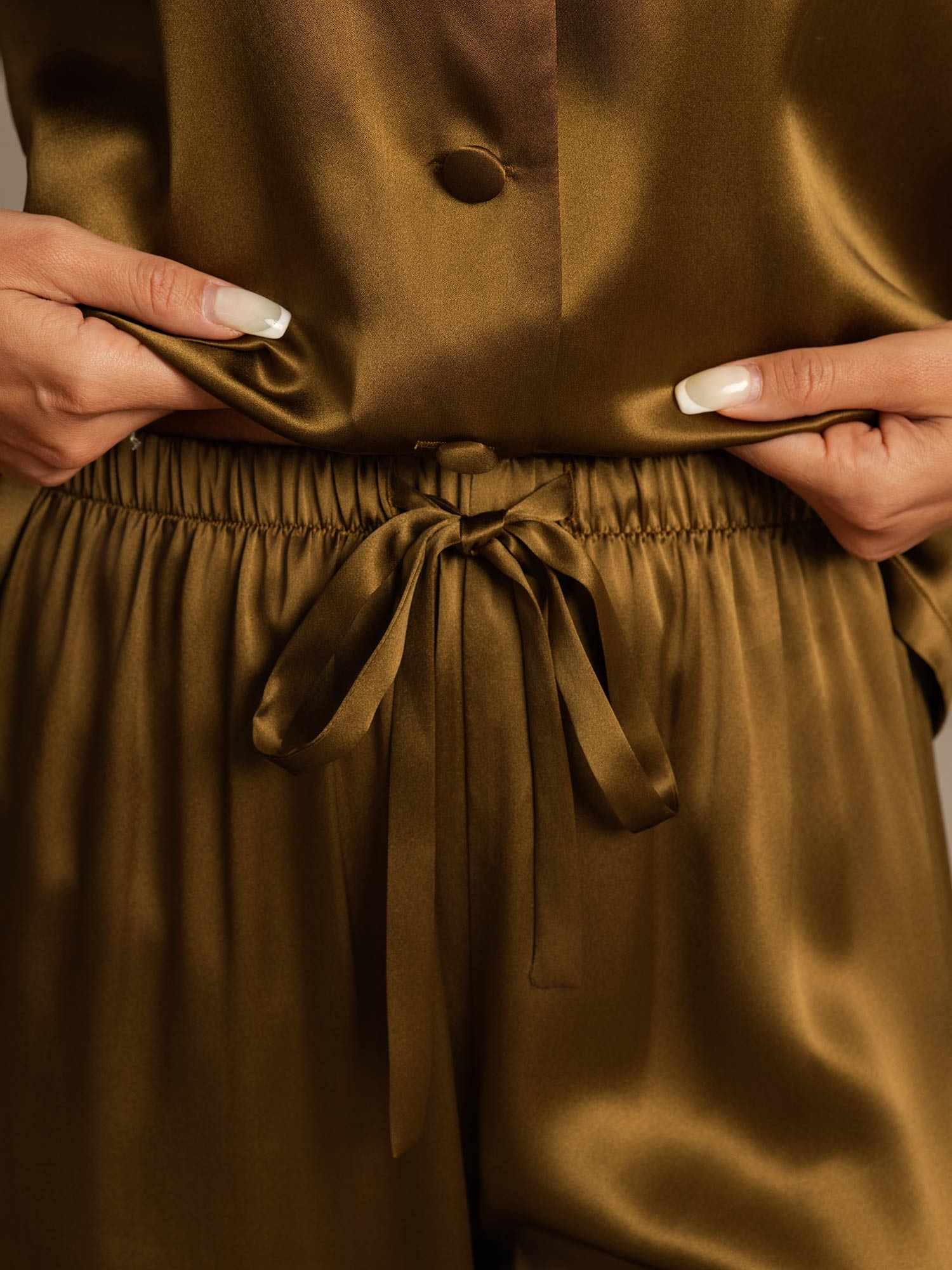 Women's Pure Silk Long Sleeve Pajamas Set