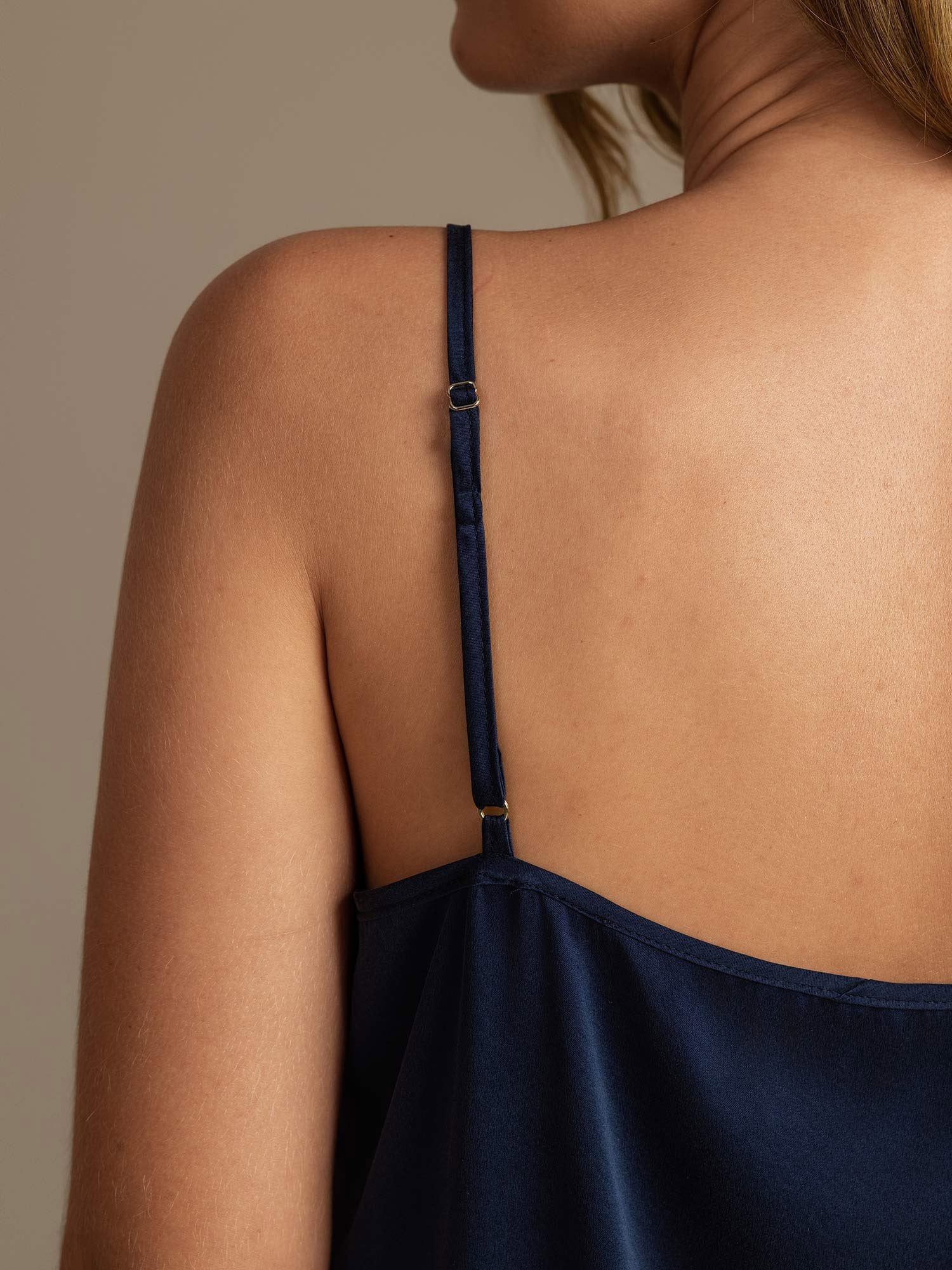 19Momme Washable Silk Spaghetti Strap Cami & Wide Leg Pants Set