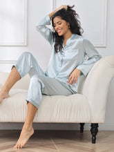 Women's Pure Silk Long Sleeve Pajamas Set