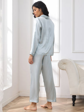 Women's Pure Silk Long Sleeve Pajamas Set